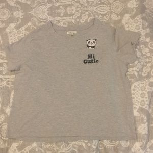 Cute panda croptop